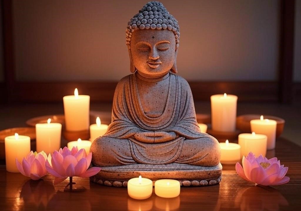 Person in meditation, symbolizing peace